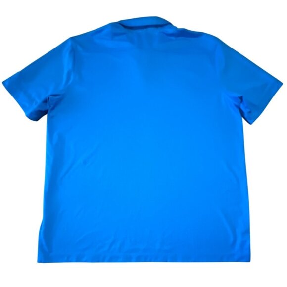Nike Golf Blue Dri-Fit Polo Shirt XL Tour Performance Polyester Mens Short Sleev - Picture 8 of 8